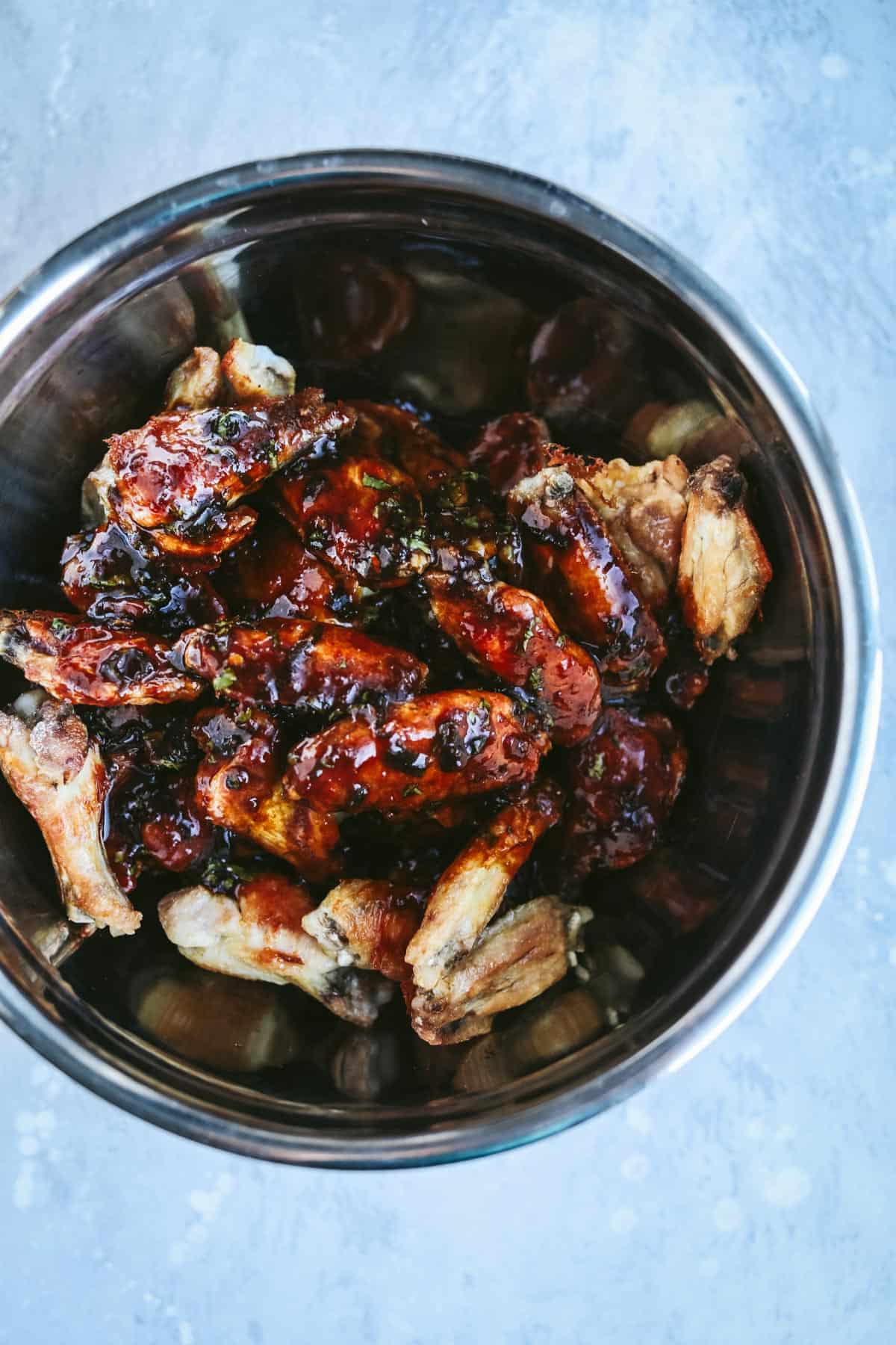 Asian Chicken Wings Prep