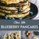 Clean Keto Blueberry Pancakes