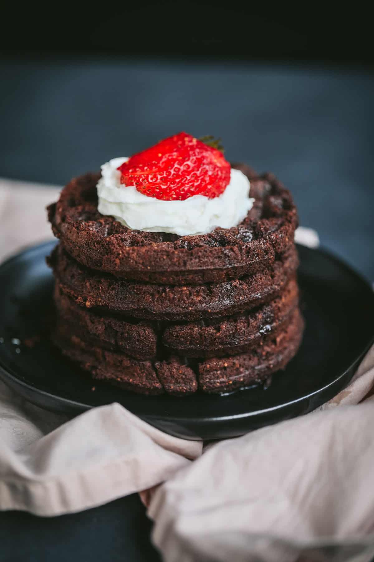 Clean Keto Chocolate Waffles