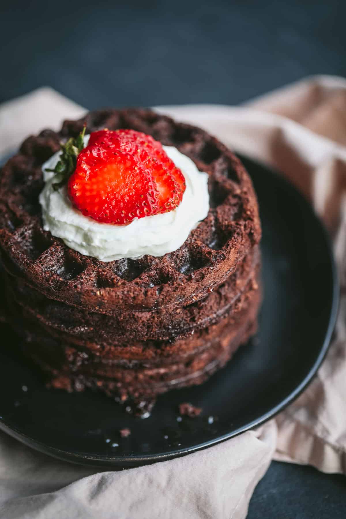 Clean Keto Chocolate Waffles