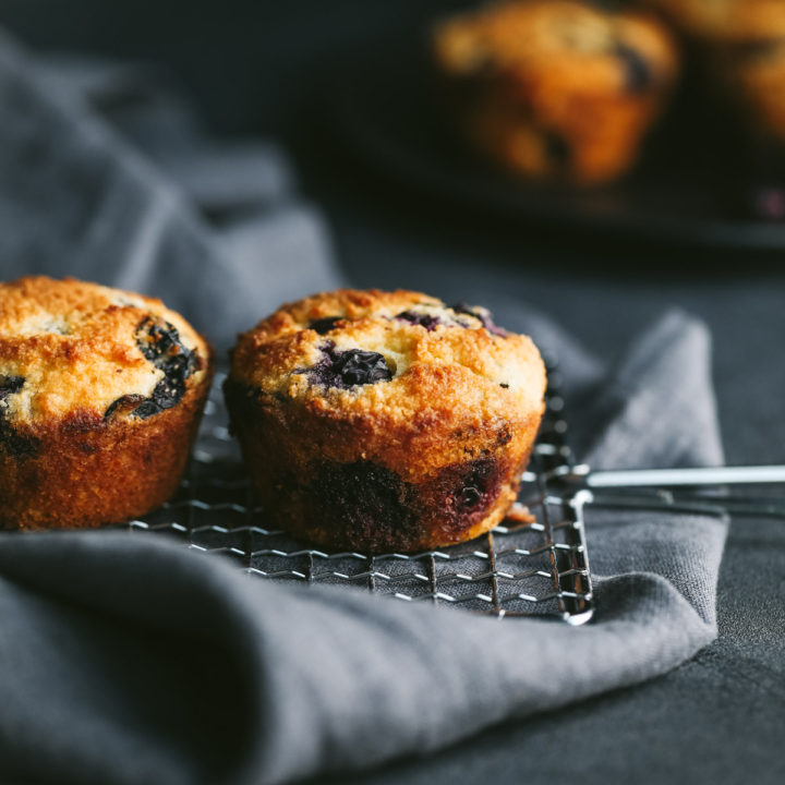 The Best Keto Blueberry Muffins