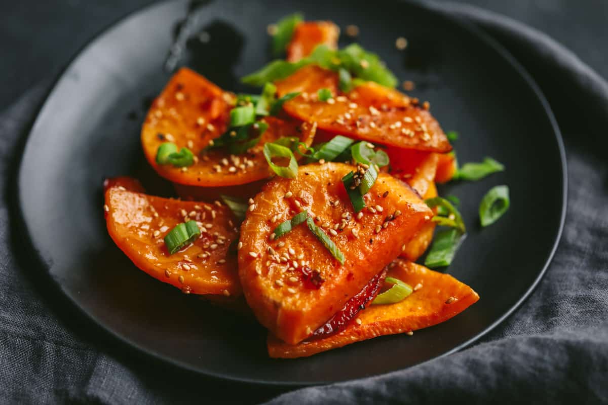 Side dish in a plate