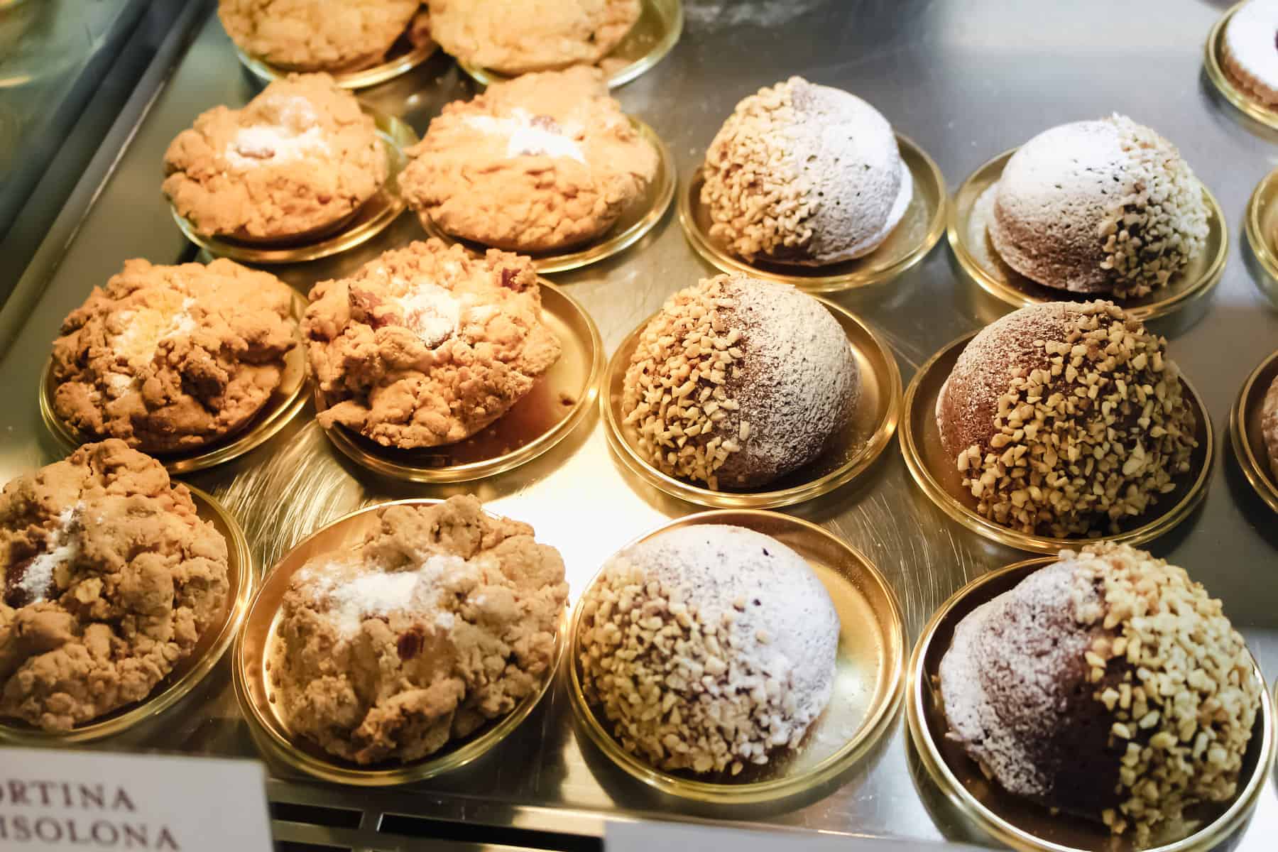 Italian desserts at eataly