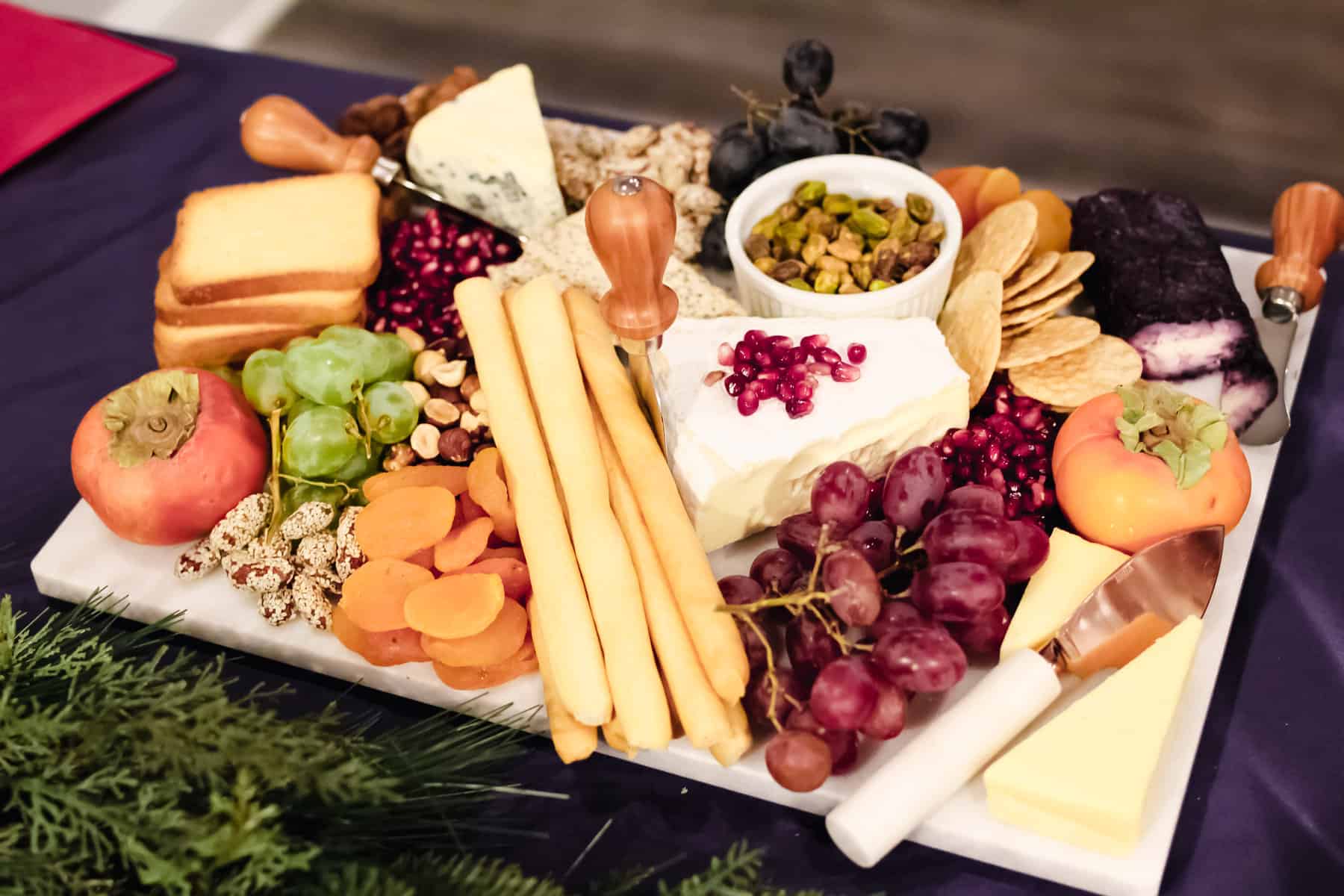 Keto Christmas Cheese Table