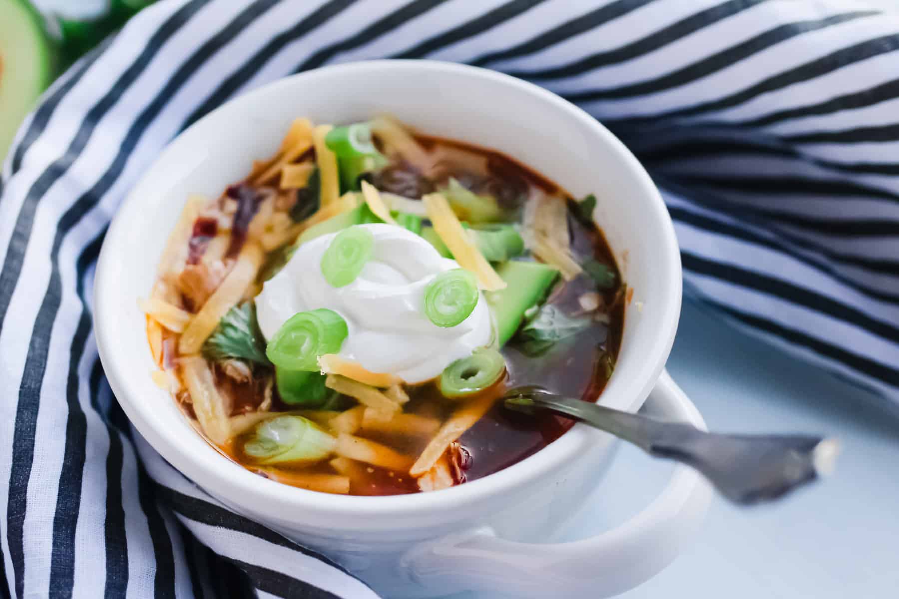 Chicken Enchilada Soup (Slow Cooker and Instant Pot) - Skinnytaste