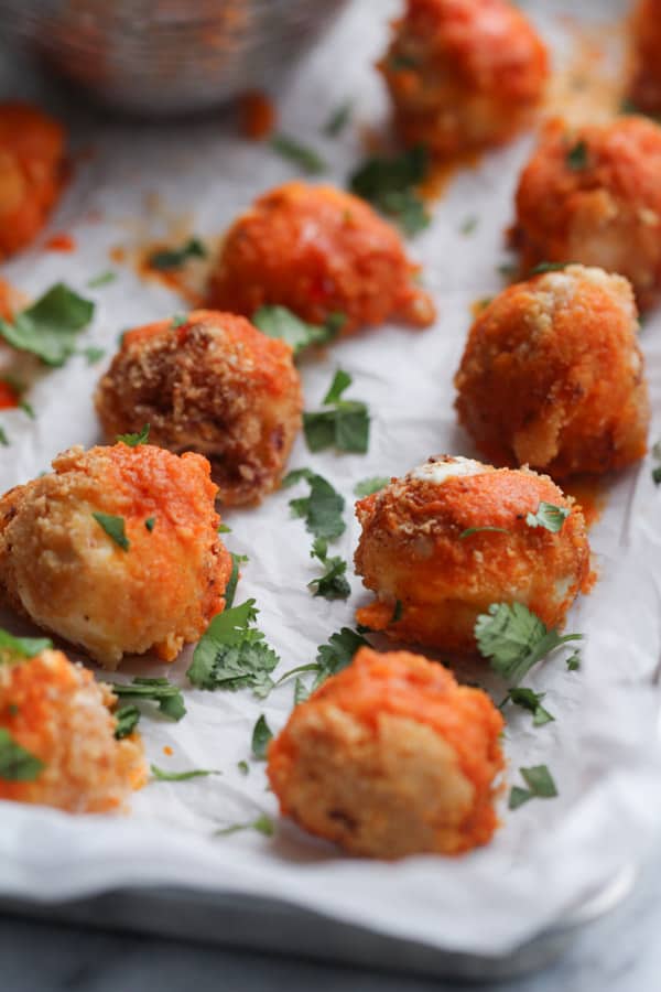 Buffalo Goat Cheese Balls 