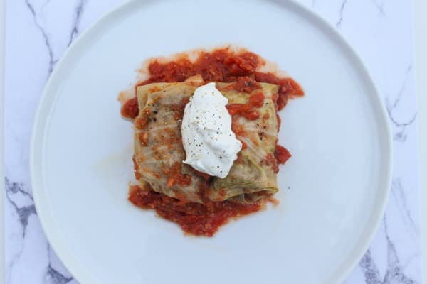 Keto Stuffed Cabbage 