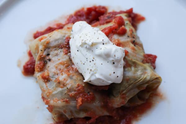 Keto Stuffed Cabbage 