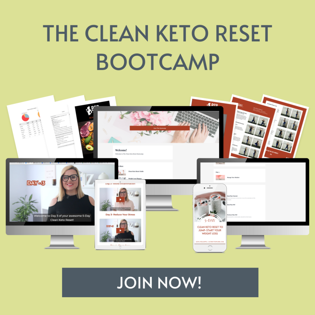 the clean keto reset bootcamp