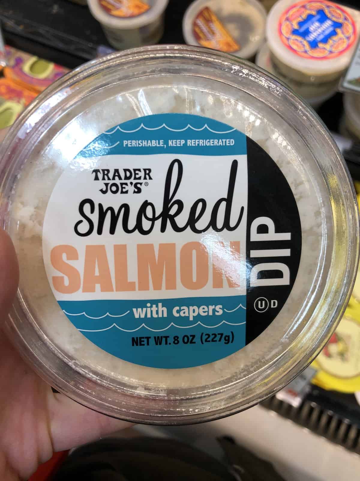 Smoked Salmon dip with capers