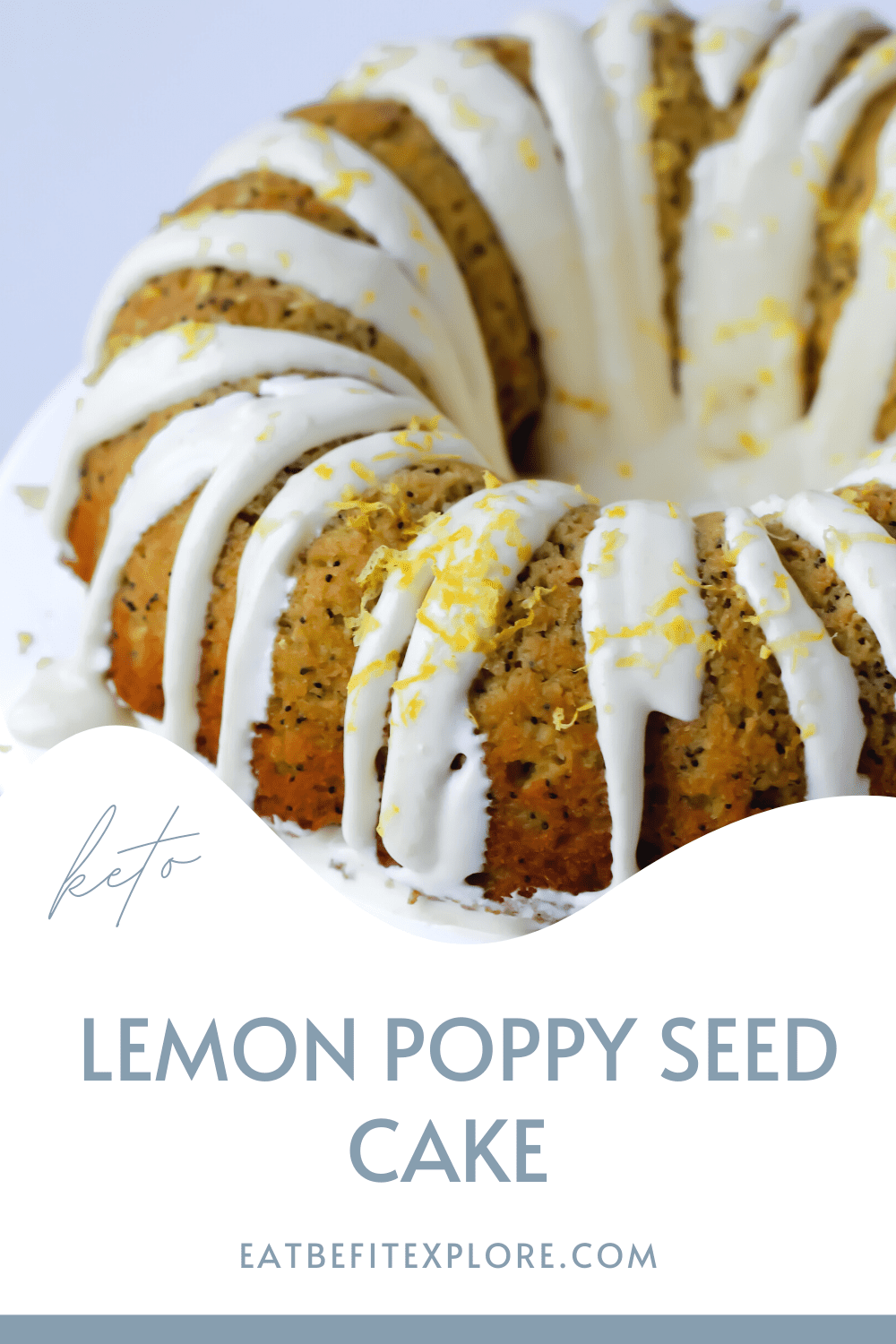 The Best Keto Lemon Poppy Seed Cake