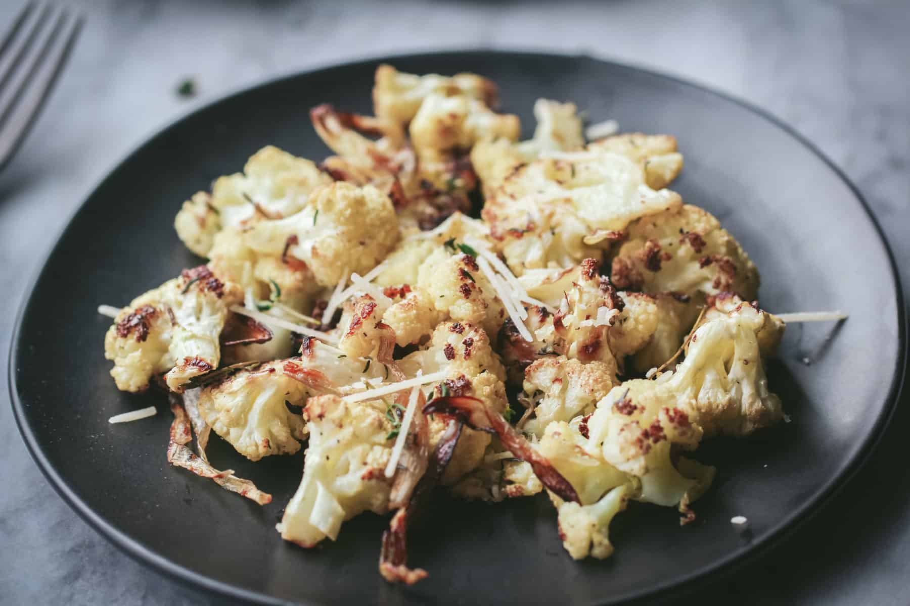 Garlic Parmesan Roasted Cauliflower 