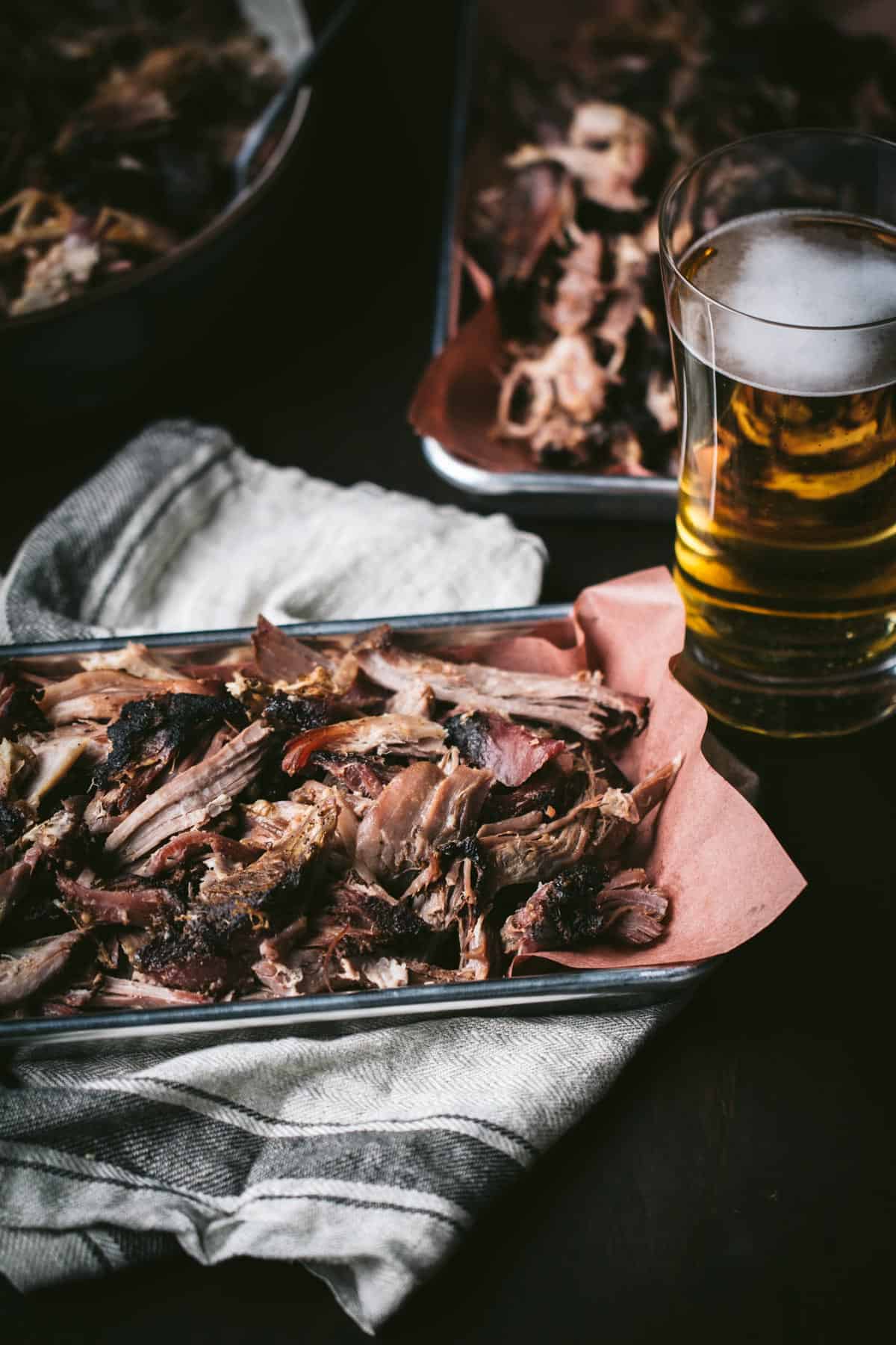 Bourbon Brown Sugar Pork with beer 