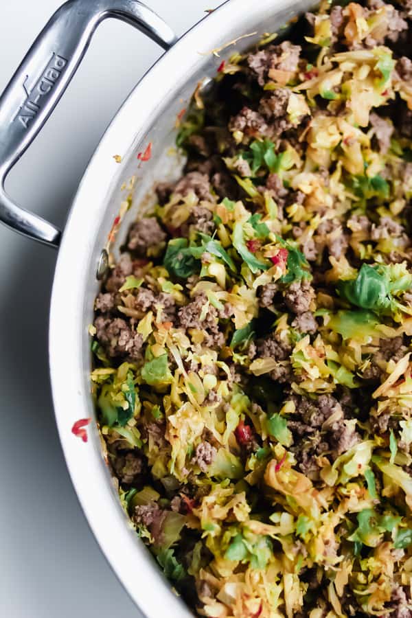 Keto Egg Roll In a Bowl