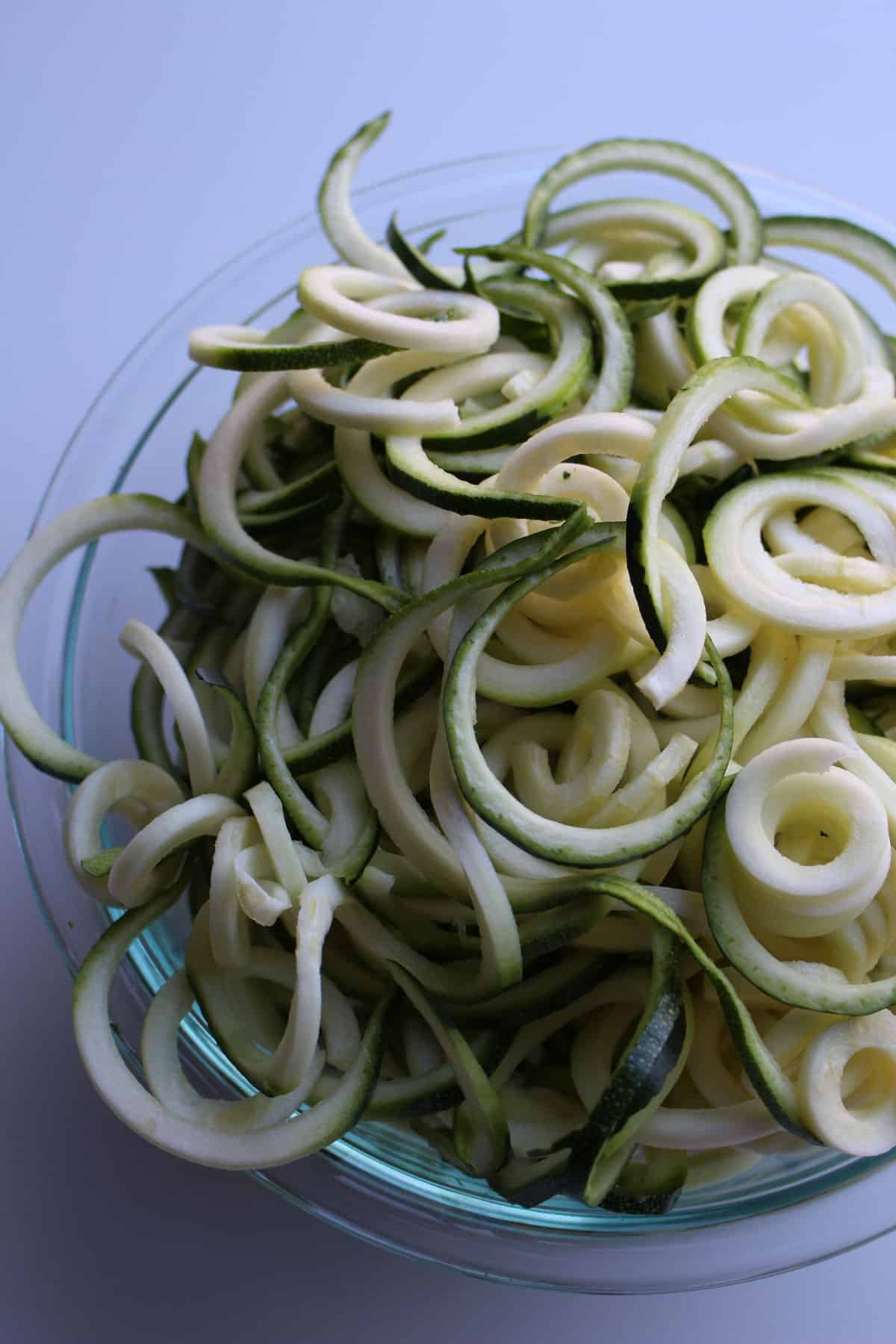 Zucchini noodles 