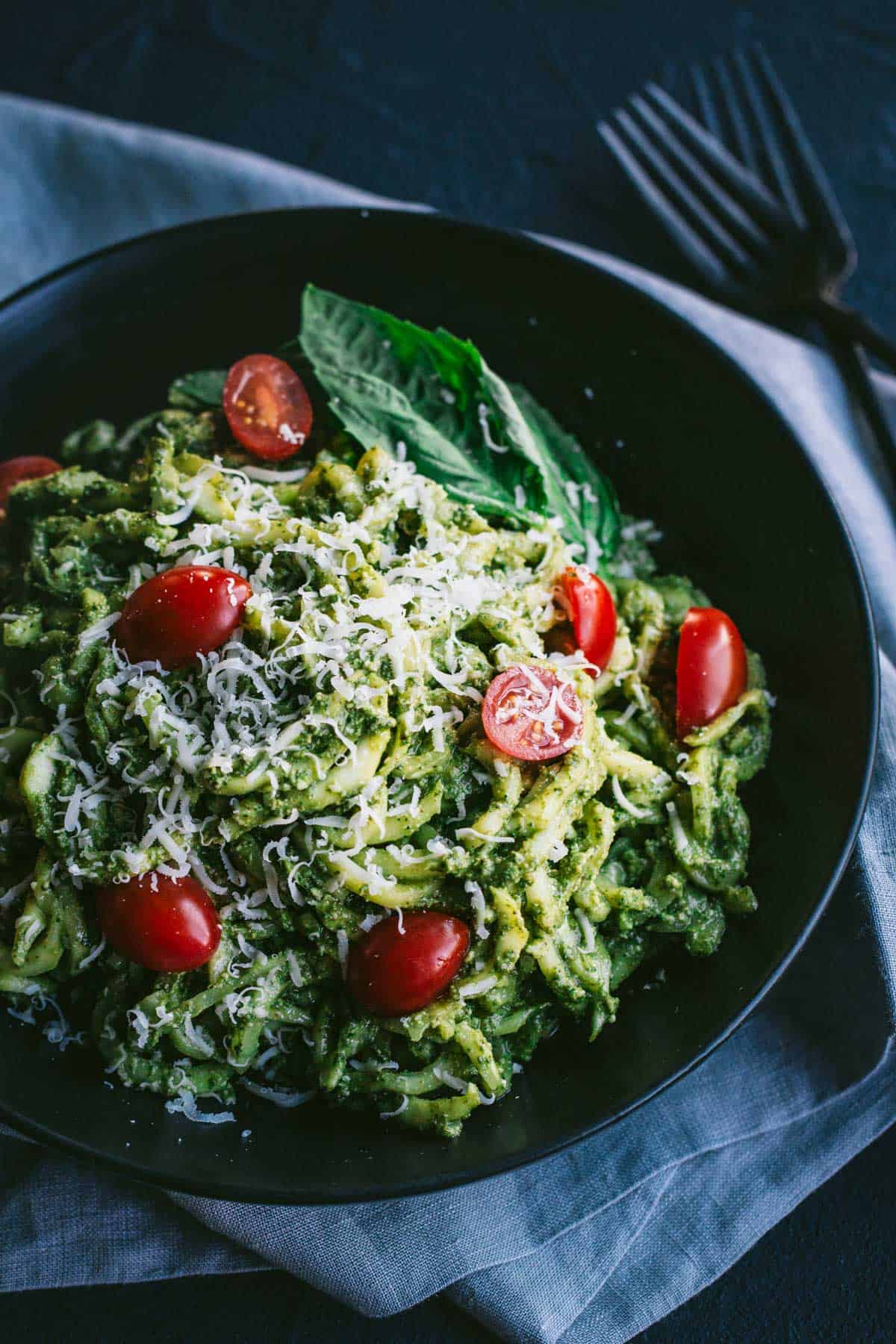 Zoodles with Pesto