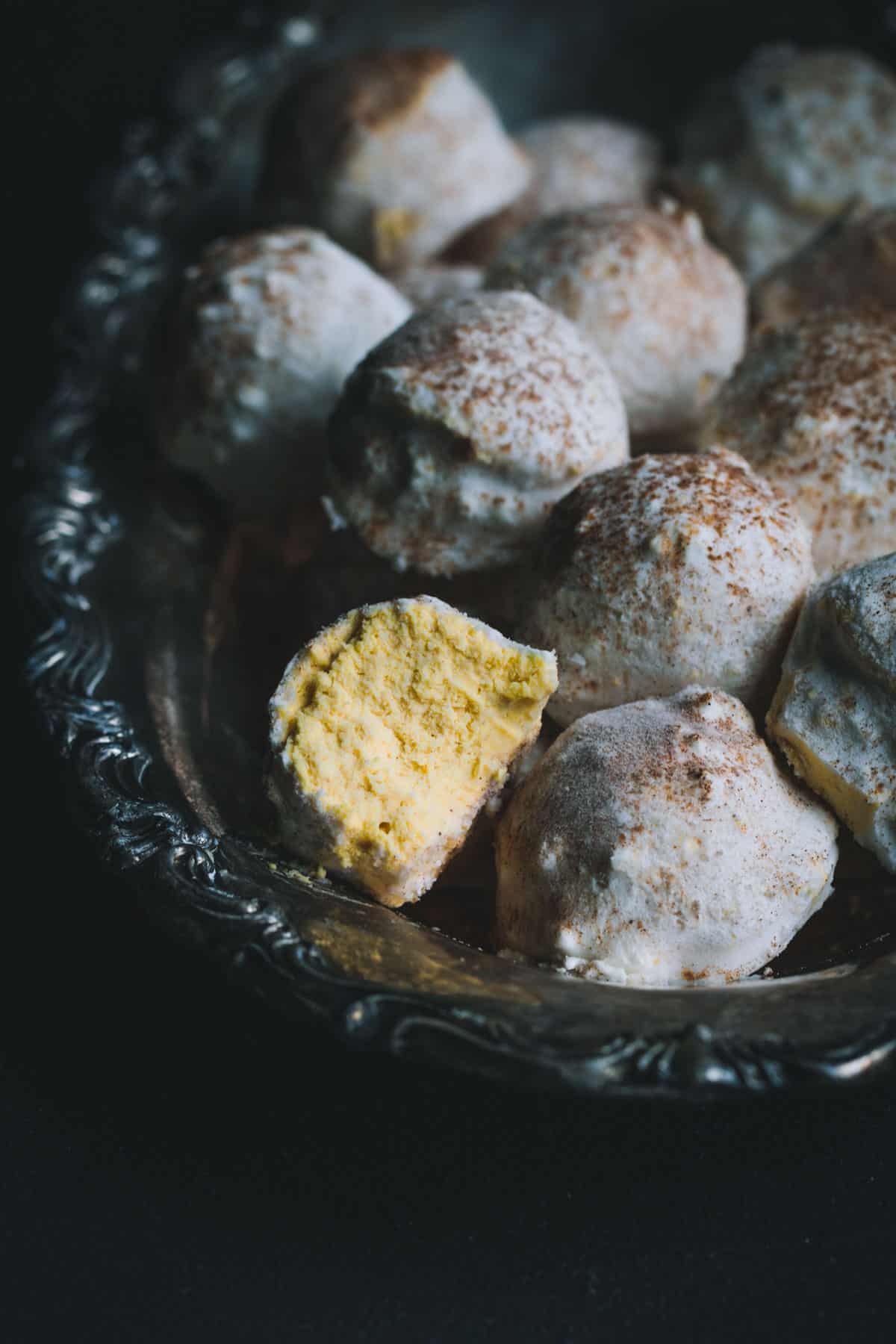 Pumpkin Cheesecake Balls