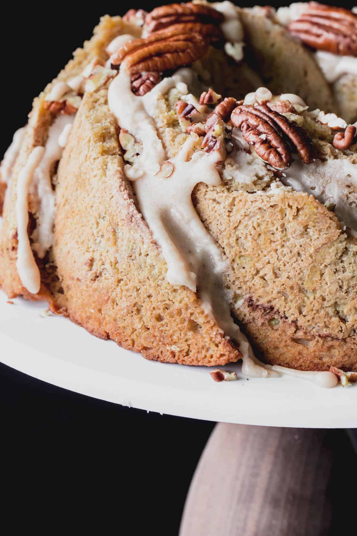 Cinnamon Swirl zucchini cake