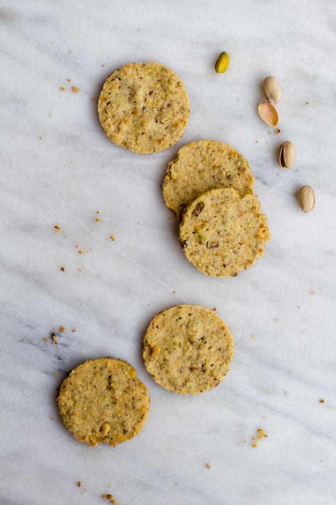 keto pistachio sandies 