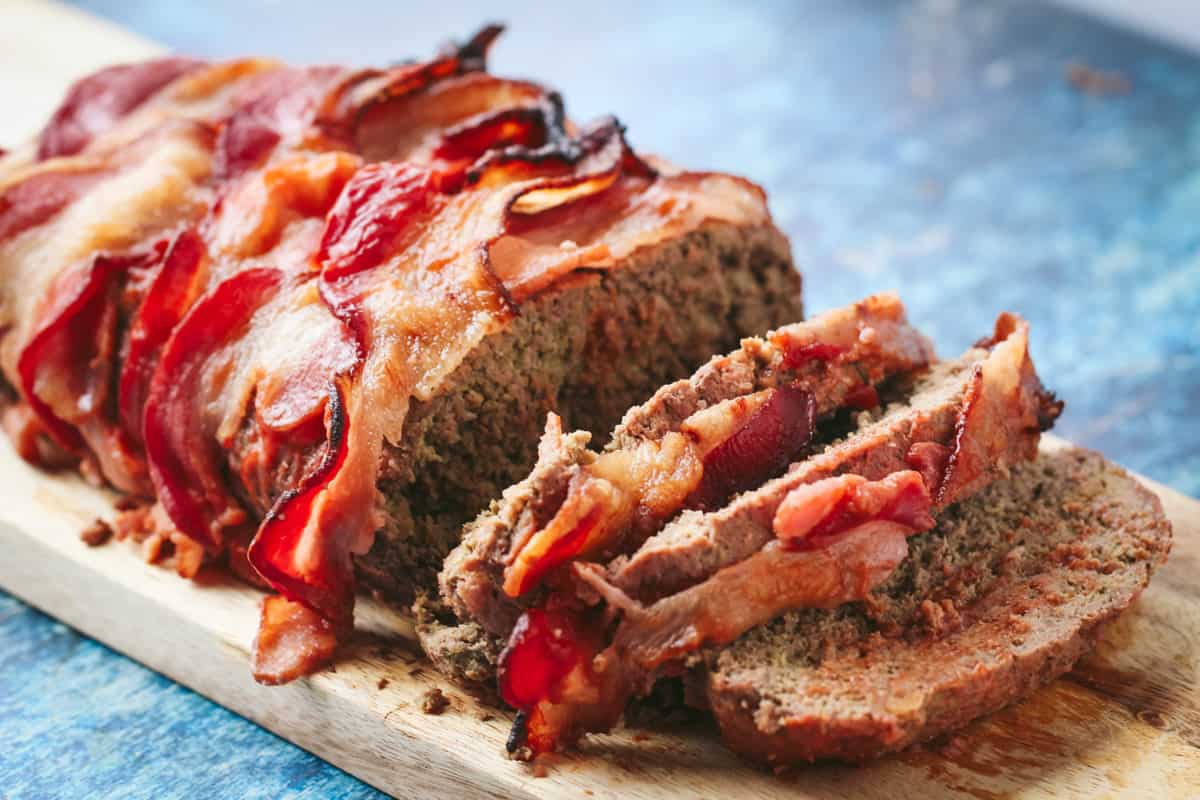 bacon wrapped meatloaf 