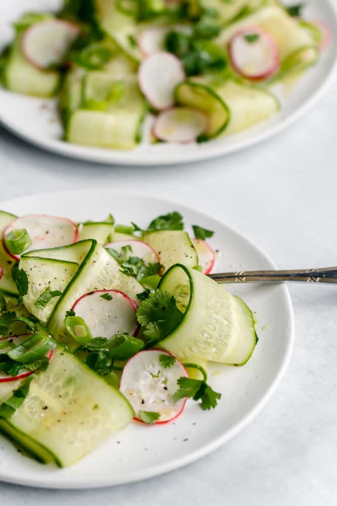 cucumber and radish salad