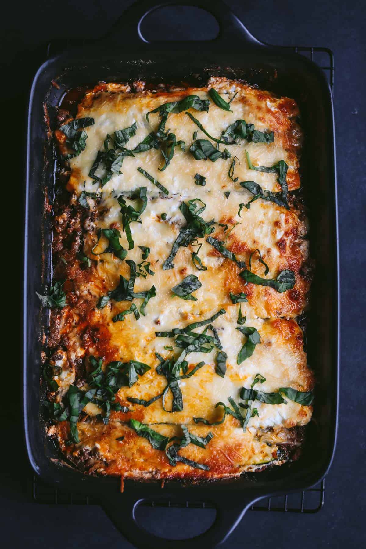 Keto Zucchini Lasagna