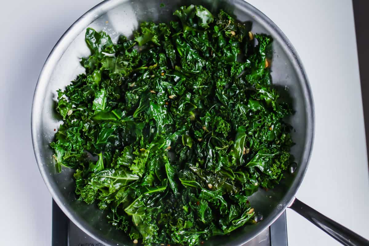 sauteed garlic kale 