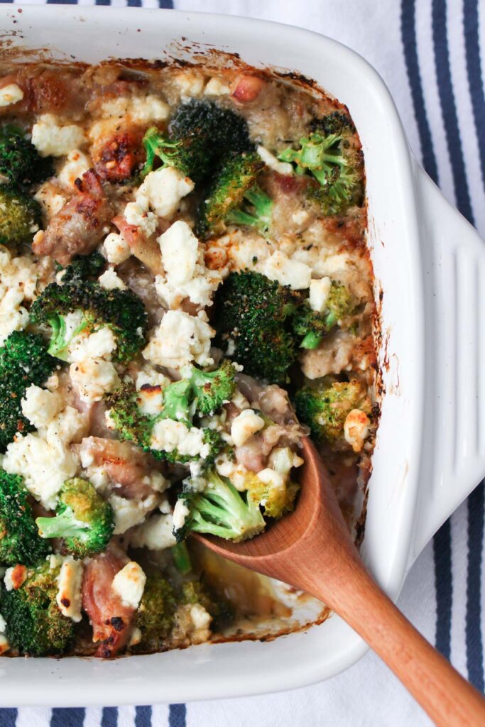 Clean Keto Creamy Chicken and Broccoli Casserole