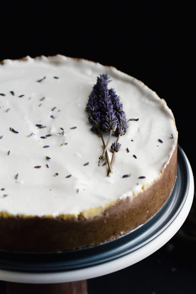 keto lavender cheesecake 