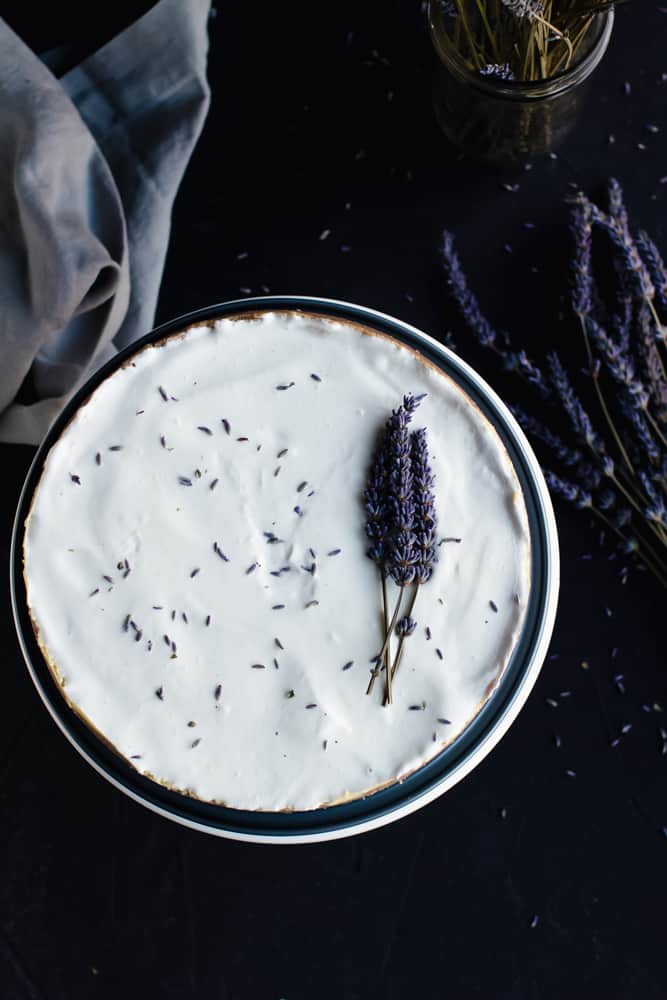 keto lavender cheesecake 