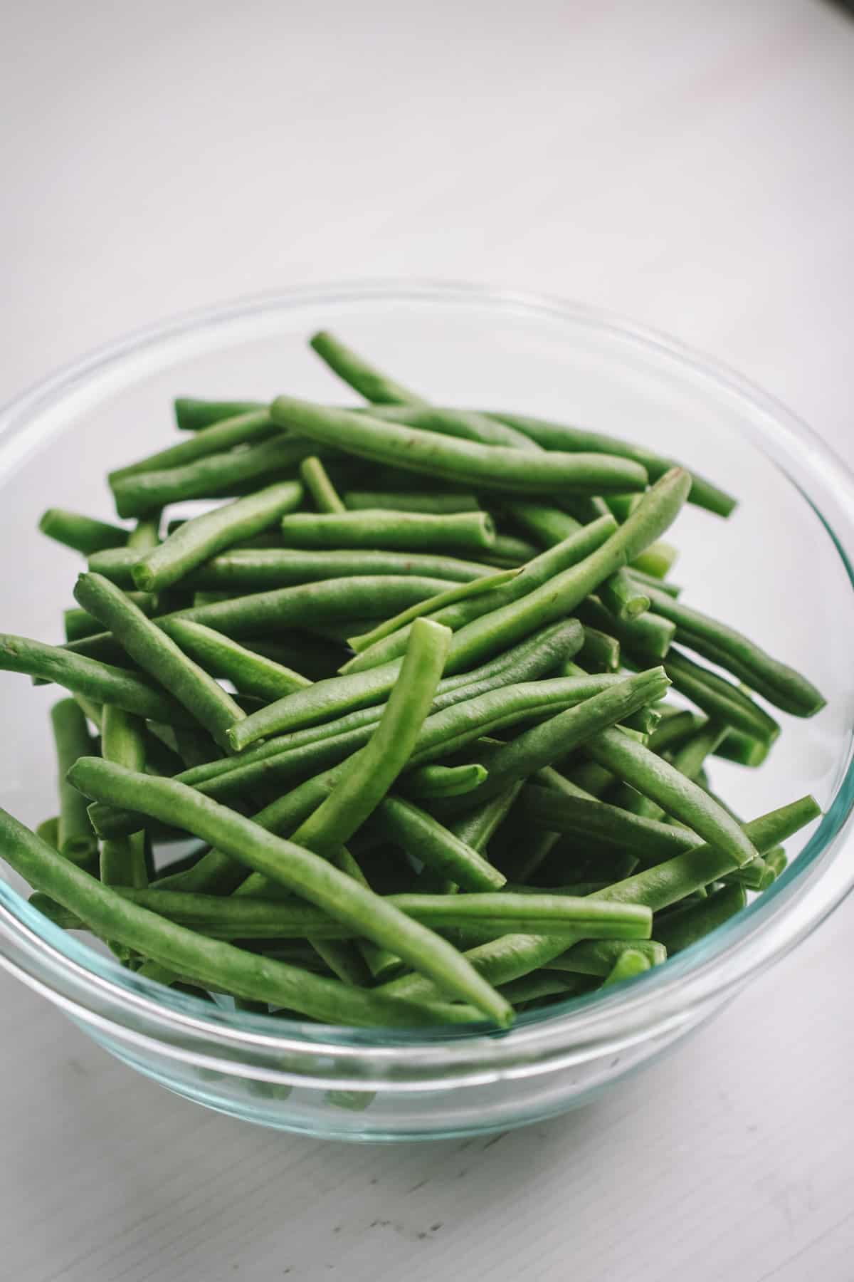 green bean in bowl