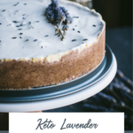 Keto Lavender Cheesecake