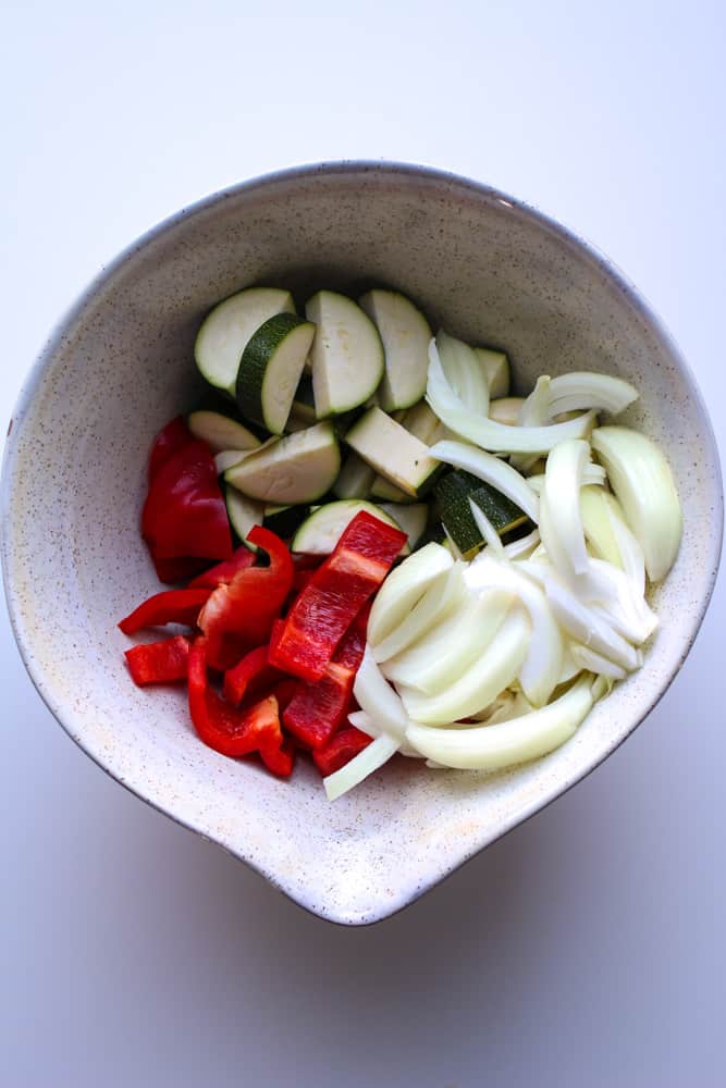 vegetables in a bowl 