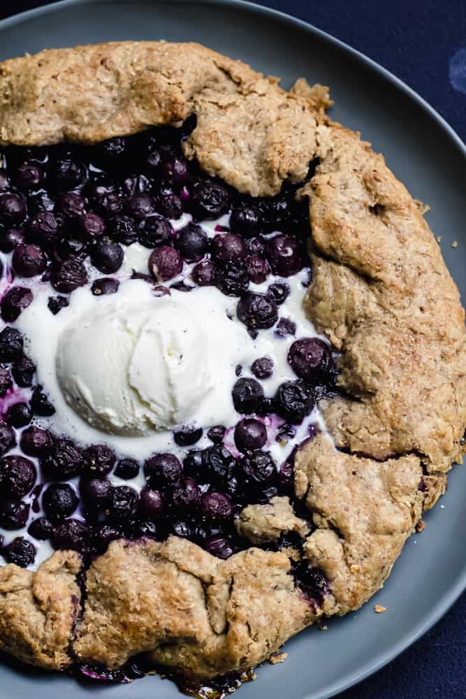 Keto Blueberry Galette