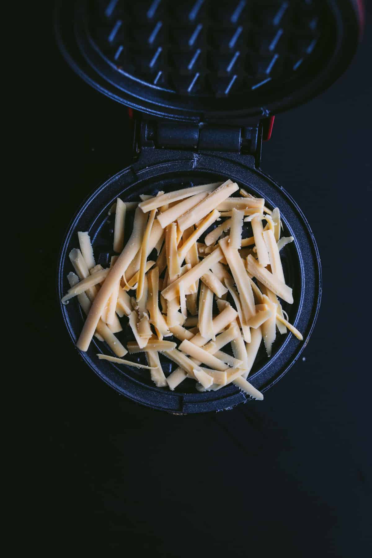 cheese in a waffle maker 