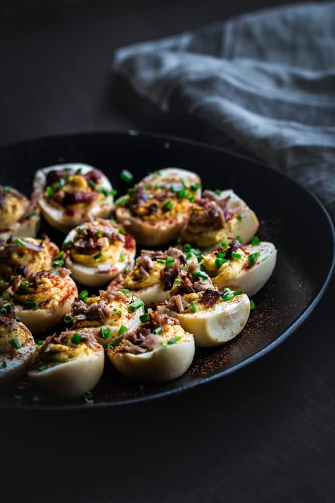 Smoked Deviled Eggs