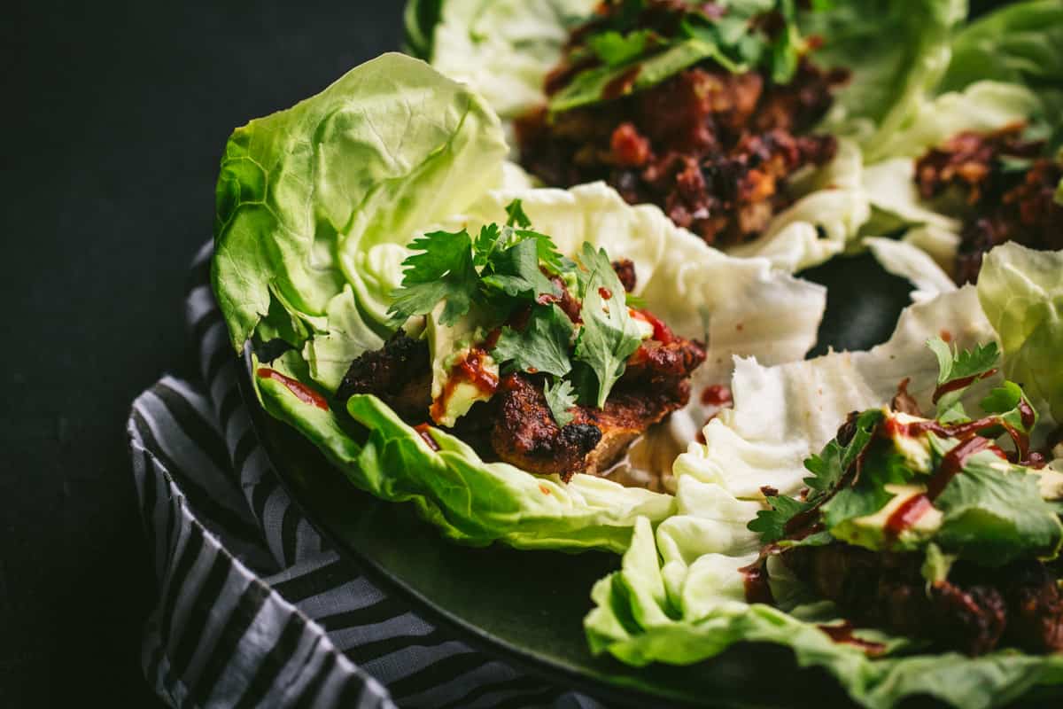 Steak on Lettuce