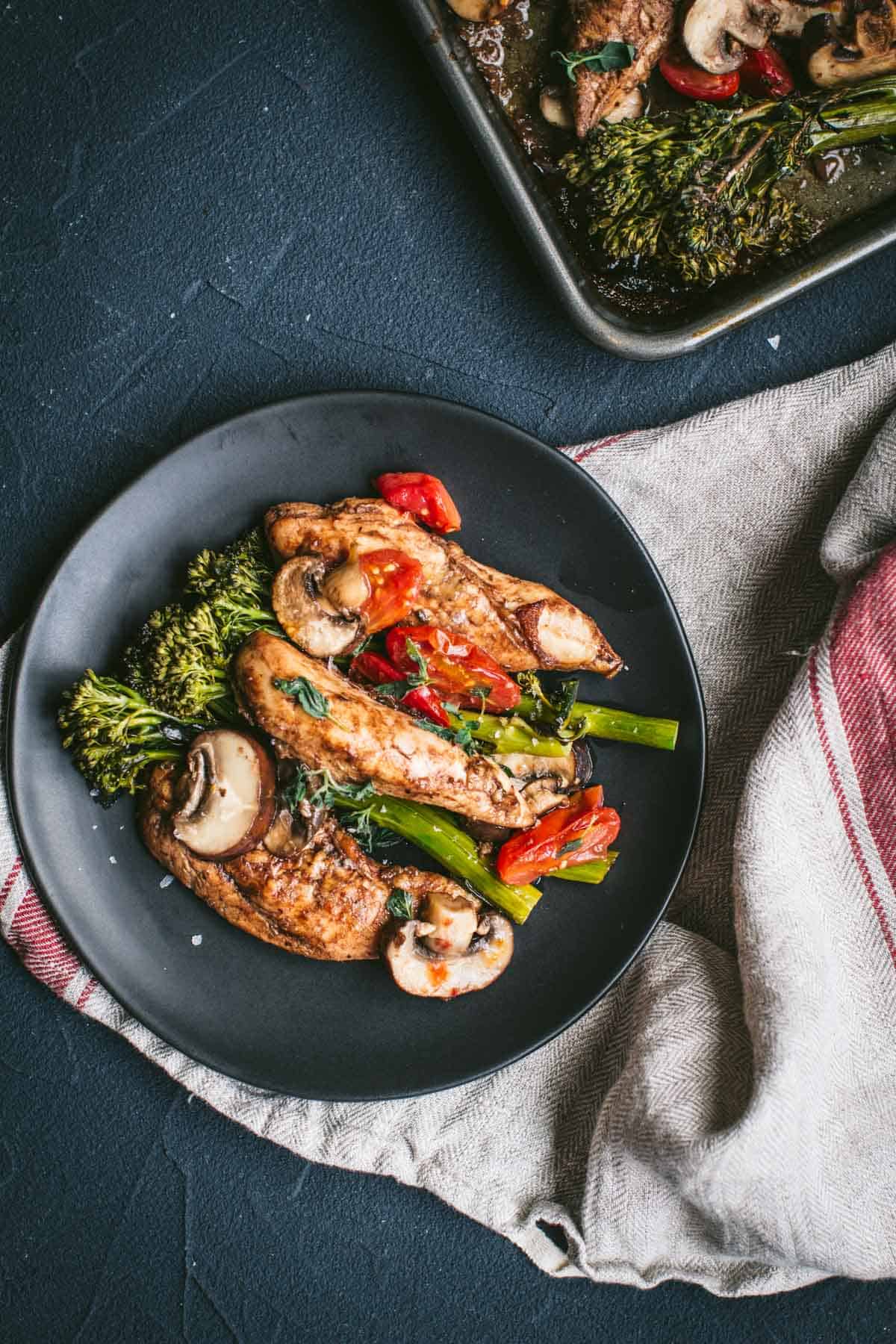 Clean Keto chicken and veggies