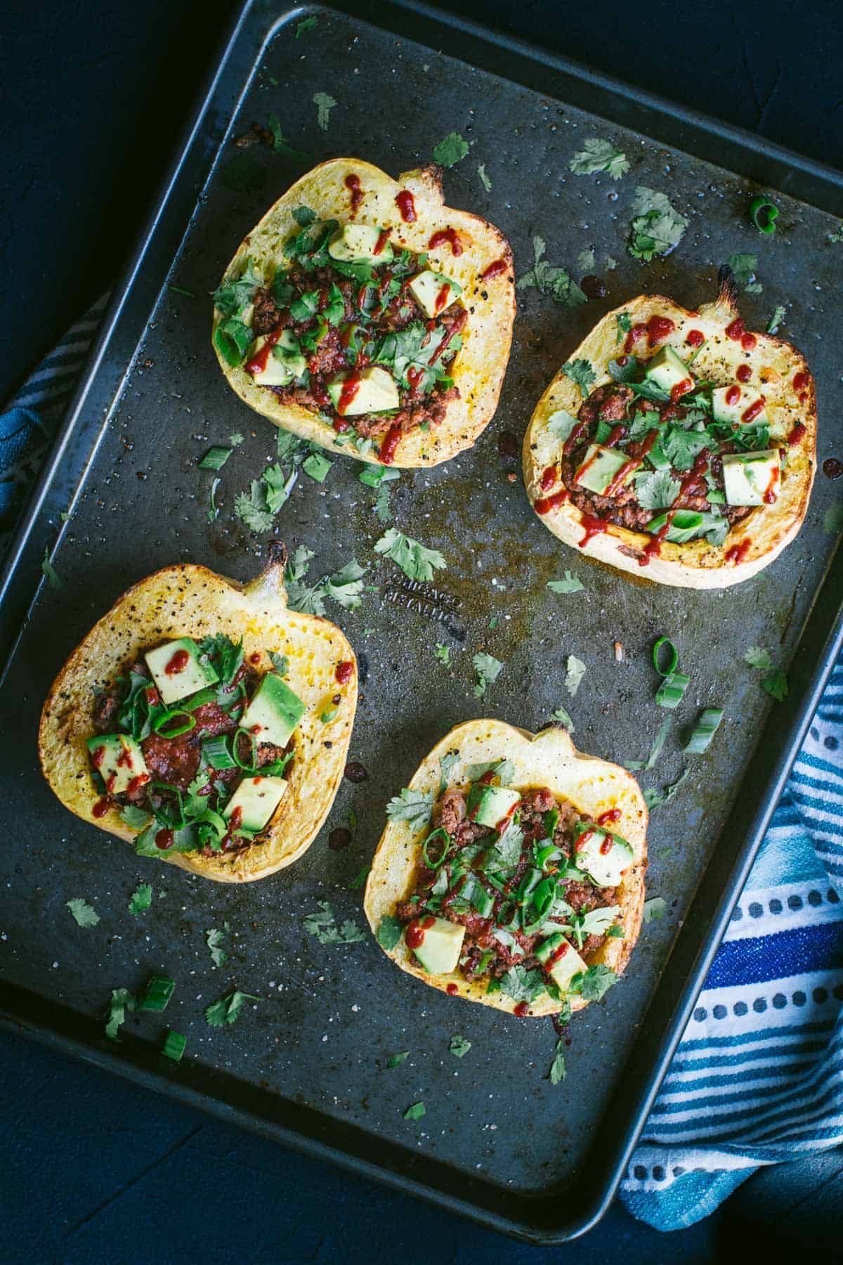 Acorn Squash Sheer Pan Meal