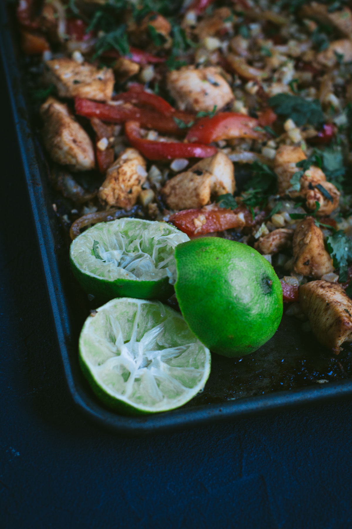 Chicken dish with lime juice.