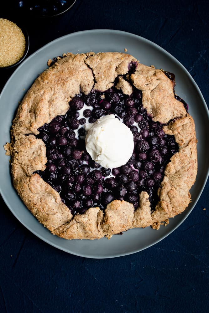 Keto Blueberry Galette