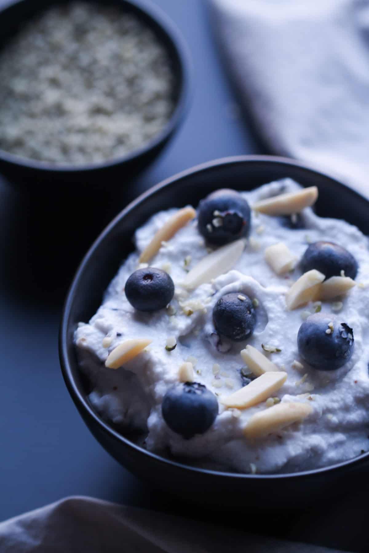 Clean Keto Blueberry Yogurt