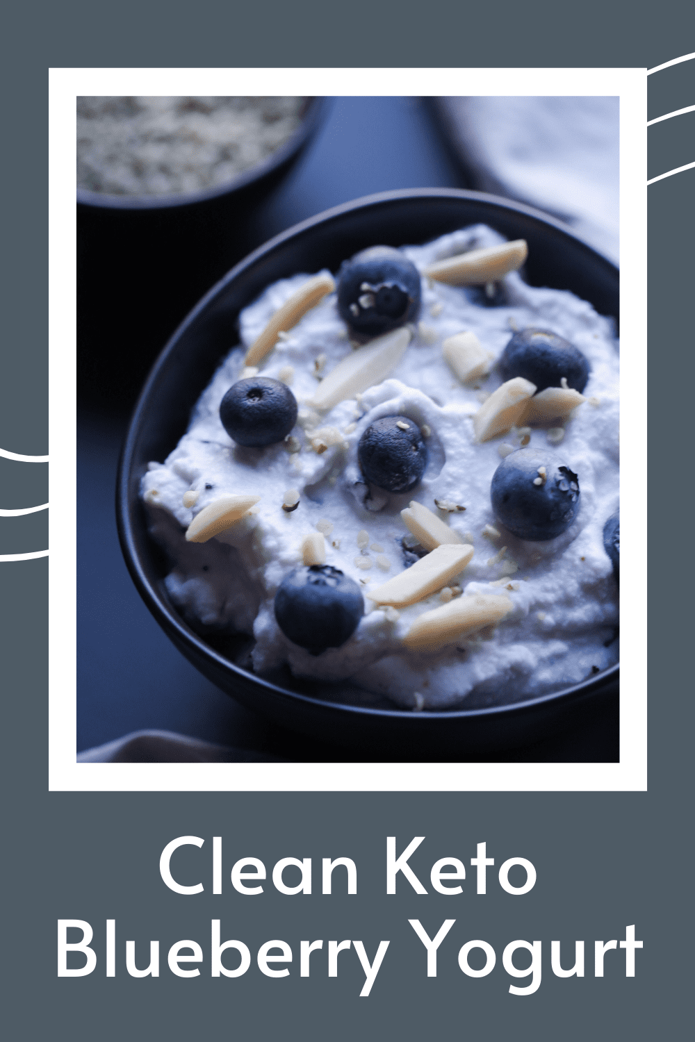 Clean Keto Blueberry Yogurt