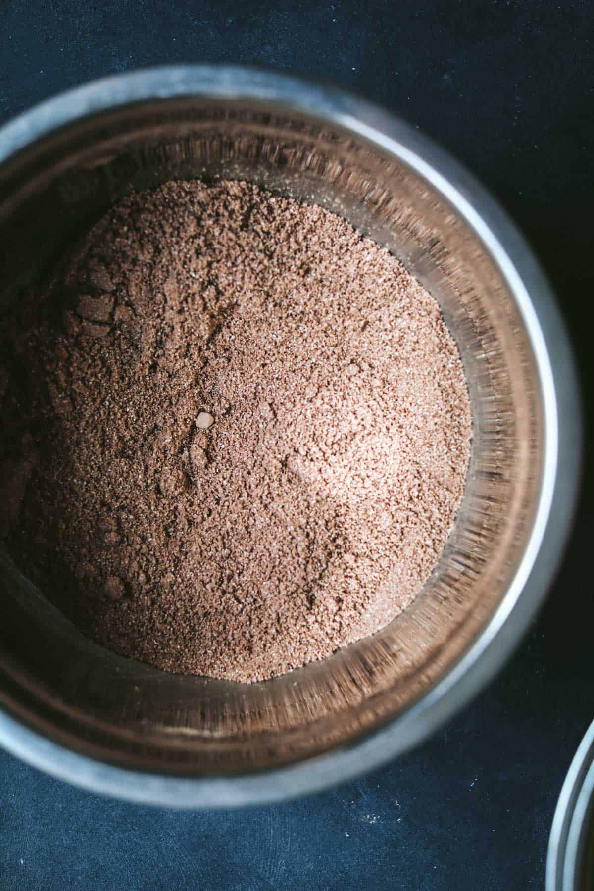 mixed dry ingredients for keto cake