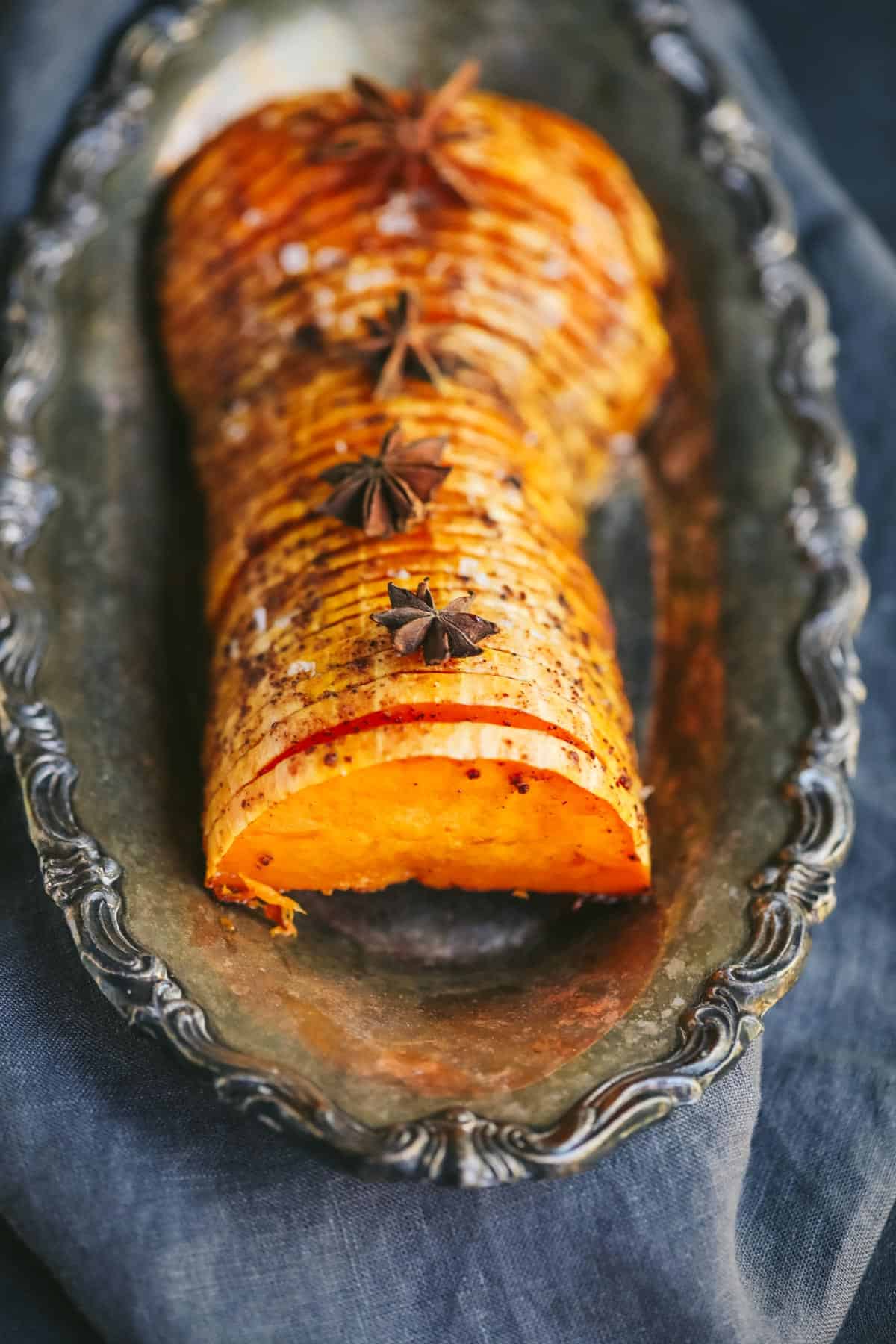 clean keto candied butternut squash