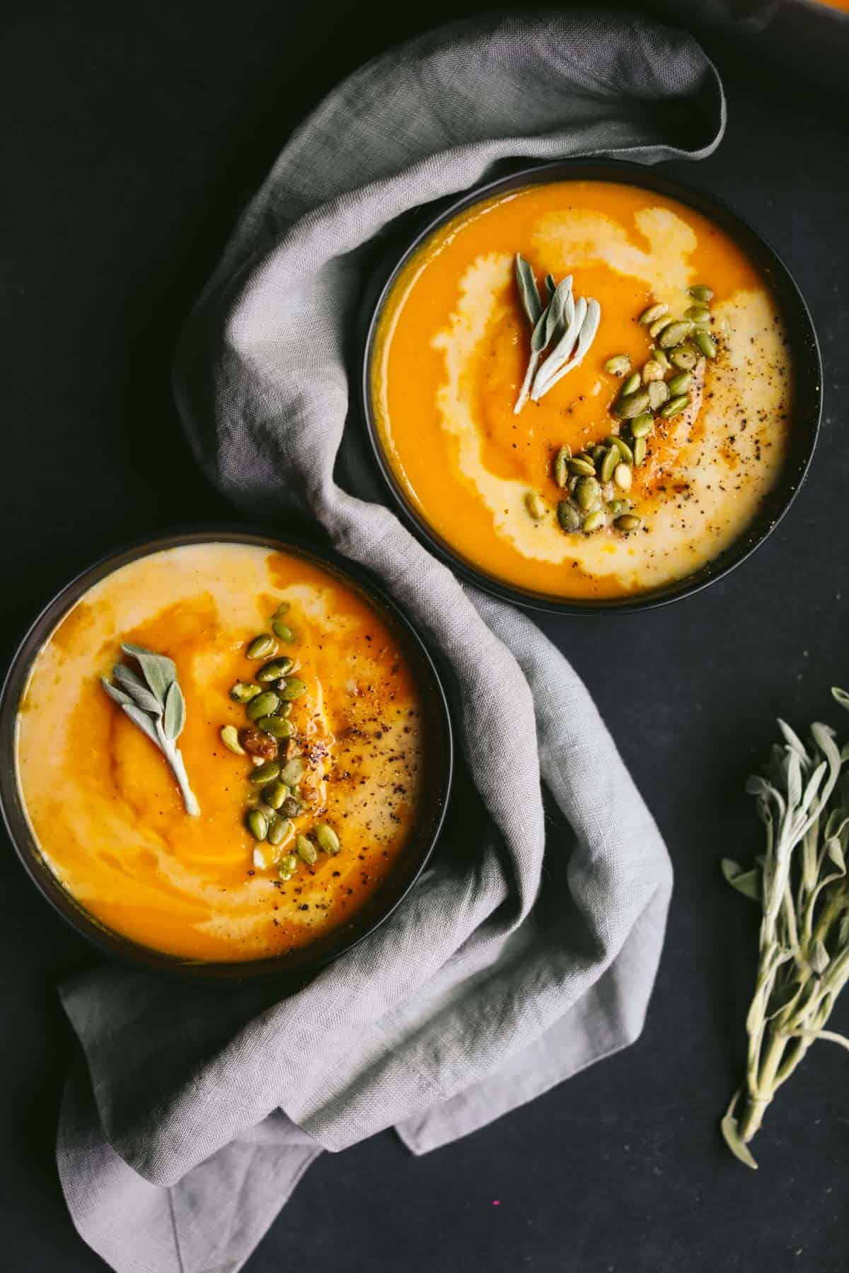 Clean Keto Butternut Squash Soup - Eat. Be Fit. Explore.