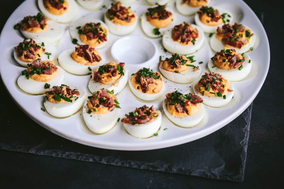 spicy deviled eggs