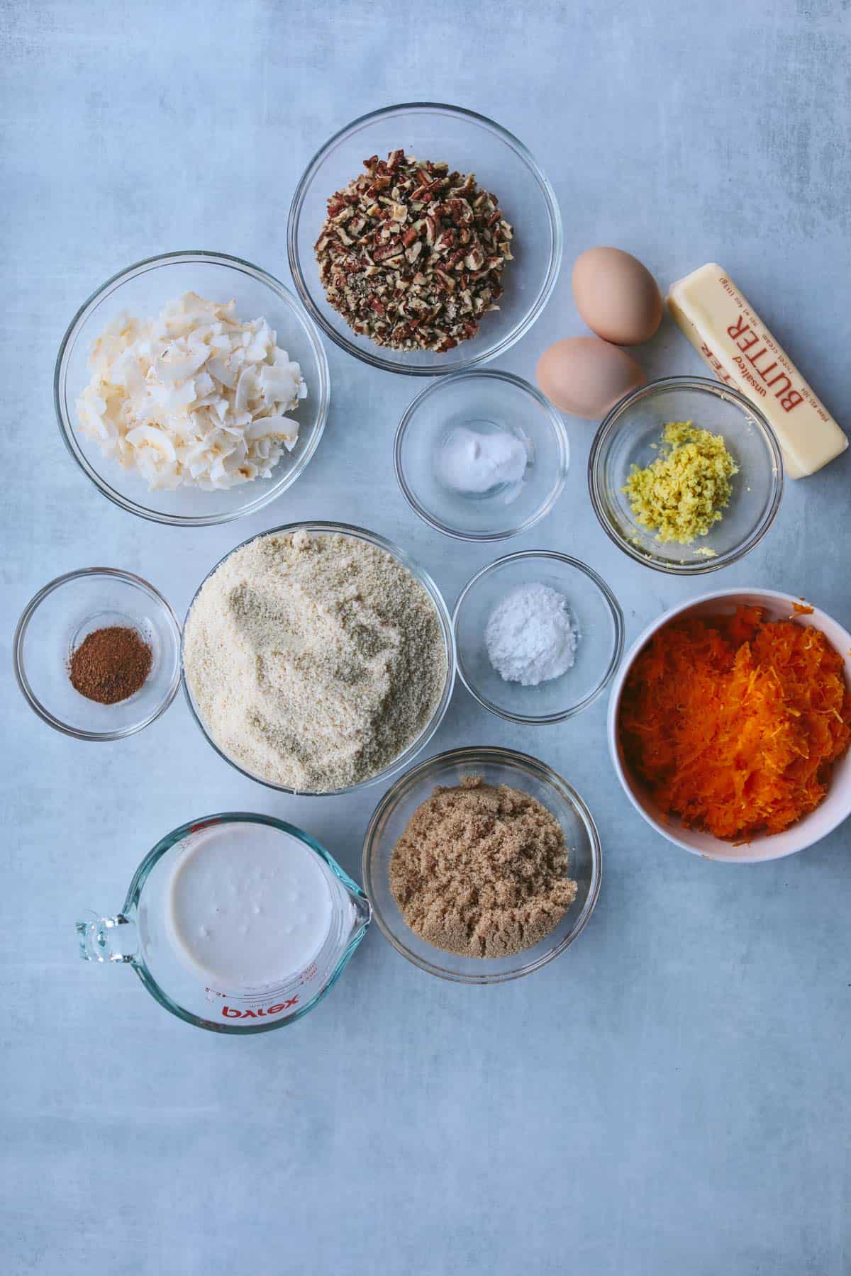 keto butternut squash muffin ingredients