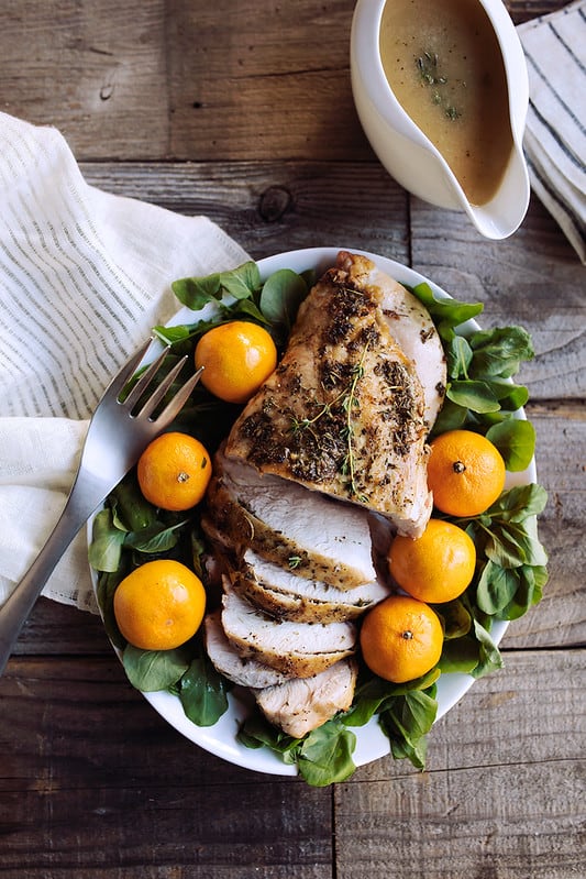 Herb Roasted Turkey Breast The Best Keto Christmas Main Dishes