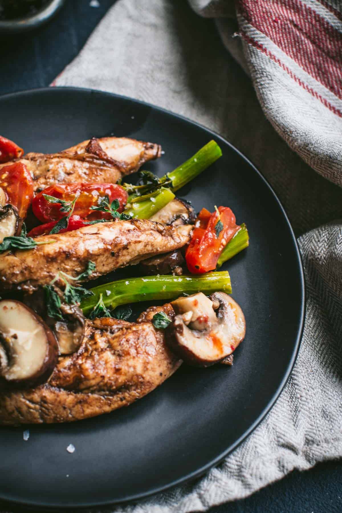 keto chicken and veggies